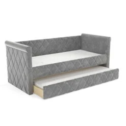 Nature Kid Vilena Sofabett Velour Grau 90 X 200 Cm Mit Gästebett 12 Nature Kid Vilena Sofabett Velour Grau 90 X 200 Cm Mit Gästebett -Kinder Geschäft 350041 vilena grey whiteroom1 1 03 2k