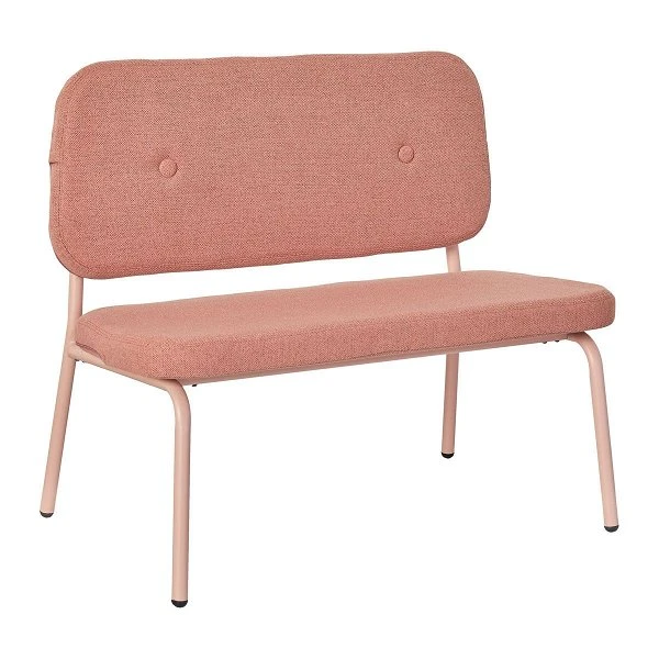 LIFETIME Chill Bank - Rose Blush Metallgestell & Weiche Polster 4 LIFETIME Chill Bank - Rose Blush Metallgestell & Weiche Polster – Bild 2