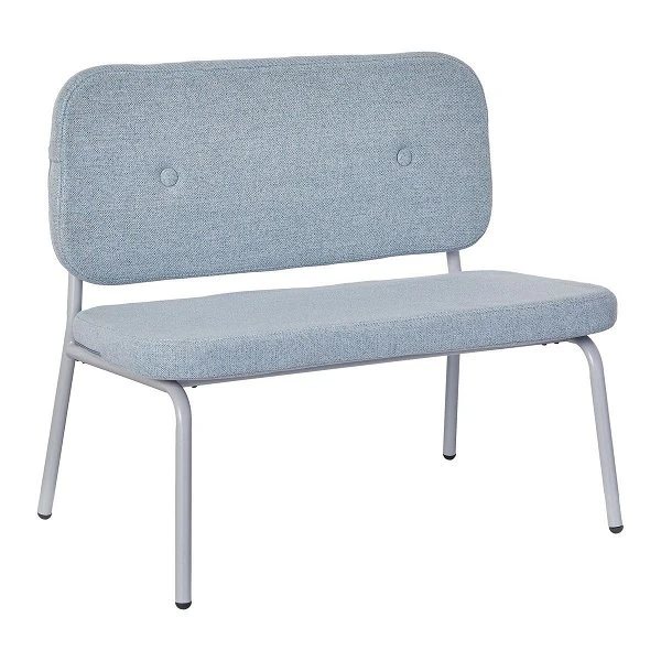 LIFETIME Chill Bank - Frosted Blue Metallgestell & Weiche Polster 3 LIFETIME Chill Bank - Frosted Blue Metallgestell & Weiche Polster