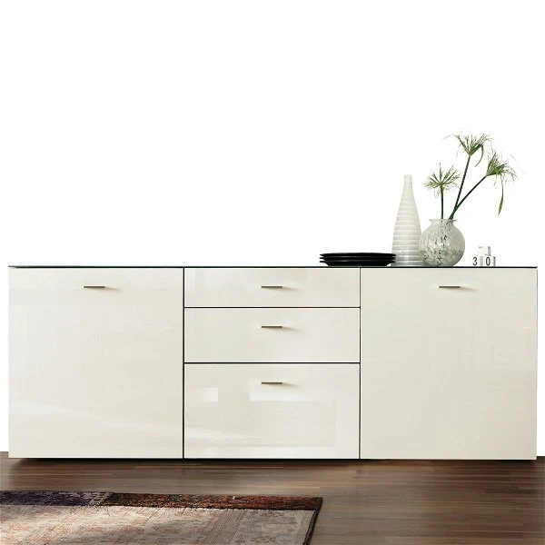 Now! No.14 By Hülsta Sideboard 4R 2 Türen 76,8x210x42 - Lack-weiß/Lack-Hochglanz-weiß 3 Now! No.14 By Hülsta Sideboard 4R 2 Türen 76,8x210x42 - Lack-weiß/Lack-Hochglanz-weiß