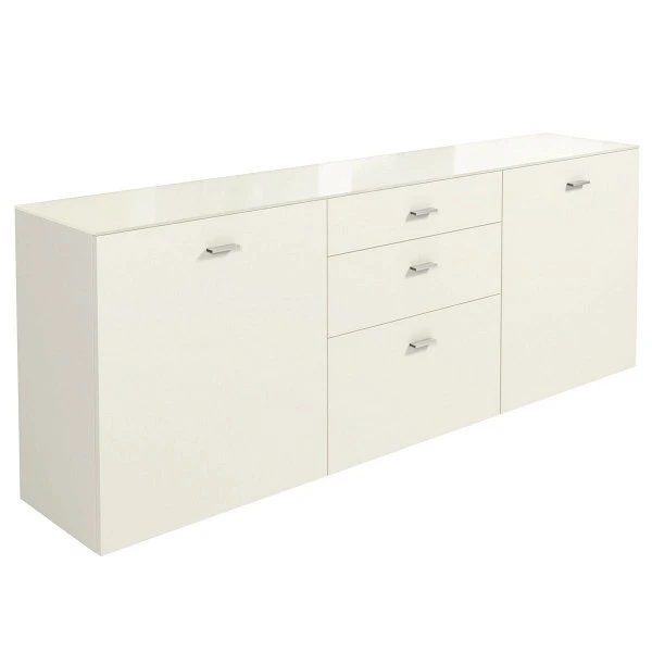 Now! No.14 By Hülsta Sideboard 4R 2 Türen 76,8x210x42 - Lack-weiß/Lack-Hochglanz-weiß 4 Now! No.14 By Hülsta Sideboard 4R 2 Türen 76,8x210x42 - Lack-weiß/Lack-Hochglanz-weiß – Bild 2