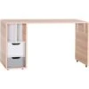 VOX Evolve Schreibtisch Mit Rollen Oak/white/grey 2 VOX Evolve Schreibtisch Mit Rollen Oak/white/grey -Kinder Geschäft 4002815 1