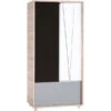 VOX Evolve Kleiderschrank 2türig Oak/white Black/grey -Kinder Geschäft 4002888 4