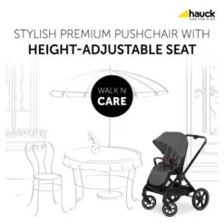 Hauck Walk N Care Kinderwagen -Kinder Geschäft 4007923165379.pt01.walk n care dark grey