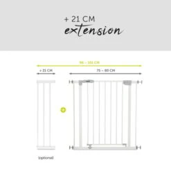 Hauck Open N Stop Schutzgitter -Kinder Geschäft 4007923597026.pt03.open n stop white 1