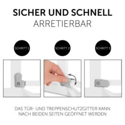 Hauck Clear Step Autoclose Schutzgitter 15 Hauck Clear Step Autoclose Schutzgitter -Kinder Geschäft 4007923597439.pt04.clear step autoclose white