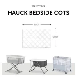 Hauck Bed Me 80x50 Spannbettlaken -Kinder Geschäft 4007923599181.pt02.bed me 80x50 cm white