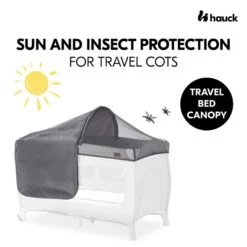 Hauck Travel Bed Canopy Sonnen- & Insektenschutz 21 Hauck Travel Bed Canopy Sonnen- & Insektenschutz -Kinder Geschäft 4007923599204.pt01.travel bed canopy grey