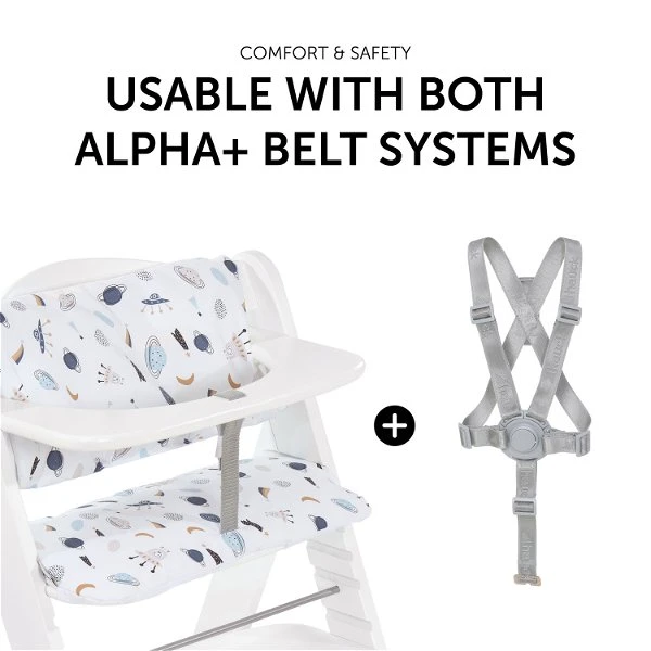 Hauck Highchair Pad Deluxe Sitzkissen Space 6 Hauck Highchair Pad Deluxe Sitzkissen Space – Bild 4