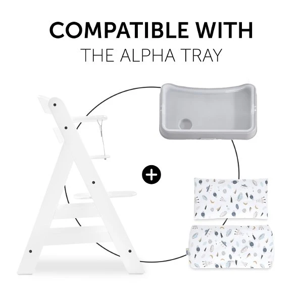 Hauck Highchair Pad Deluxe Sitzkissen Space 4 Hauck Highchair Pad Deluxe Sitzkissen Space – Bild 2