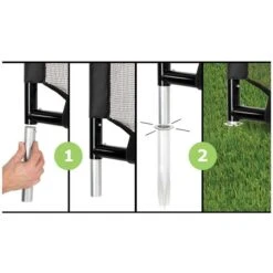 EXIT TOYS EXIT Coppa Stählernes Fußballtor Schwarz - 220x170 Cm 7 EXIT TOYS EXIT Coppa Stählernes Fußballtor Schwarz - 220x170 Cm -Kinder Geschäft 41 03 10 1 gr 1