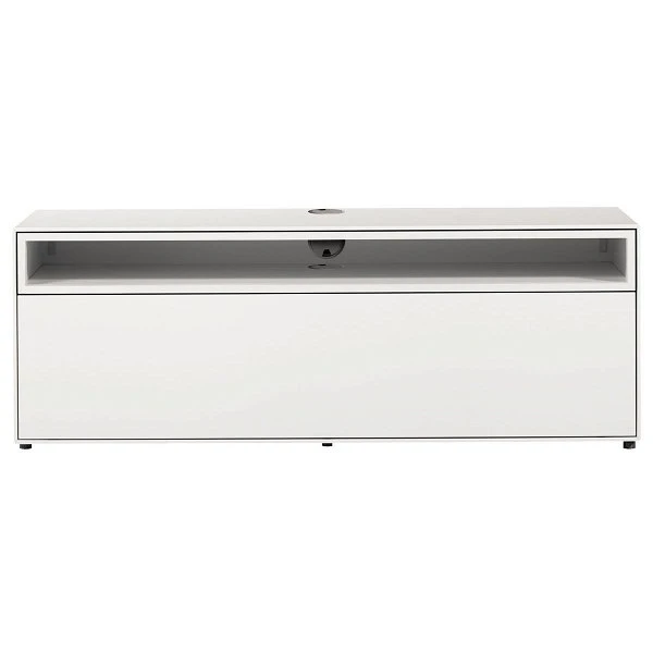 Now! By Hülsta Easy Wohnwand Lack-reinweiß 162x334x45 Mit Media-Lowboard - 4-teilig 4 Now! By Hülsta Easy Wohnwand Lack-reinweiß 162x334x45 Mit Media-Lowboard - 4-teilig – Bild 2