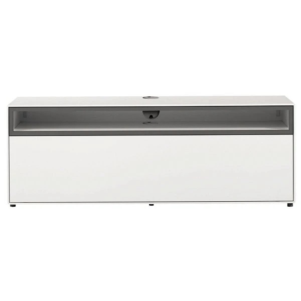 Now! By Hülsta Easy Wohnwand Lack-hellgrau 181x320x45 Mit Media-Lowboard - 5-teilig 4 Now! By Hülsta Easy Wohnwand Lack-hellgrau 181x320x45 Mit Media-Lowboard - 5-teilig – Bild 2