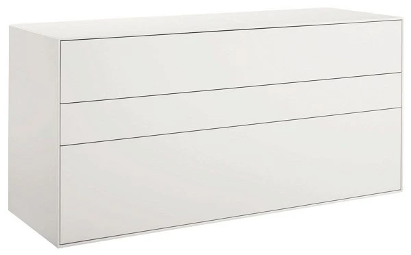 Now! By Hülsta Easy Baukasten 4R Groß Reinweiß 3 Schubladen 3 Now! By Hülsta Easy Baukasten 4R Groß Reinweiß 3 Schubladen