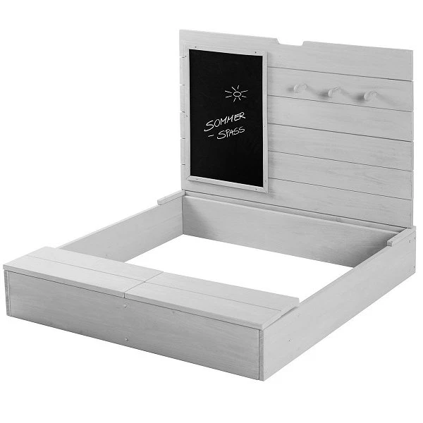 Roba Sandkasten Mit Deckel & Tafel Aus Wetterfestem Massivholz 3 Roba Sandkasten Mit Deckel & Tafel Aus Wetterfestem Massivholz