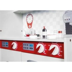 Roba Kinderküche Groß Weiß/rot Spielküche Mit Liebevoller Bedruckung -Kinder Geschäft 480226 kinderkueche detail 300