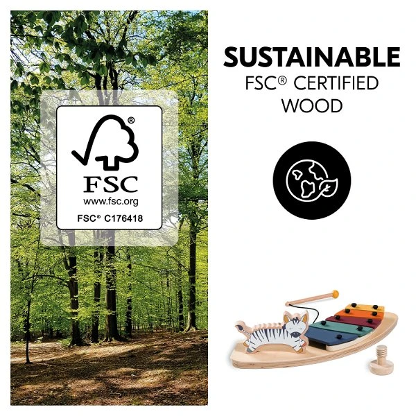 Hauck Play Music Musikspielzeug Aus Holz Für Alpha+ Spielbrett Zebra 5 Hauck Play Music Musikspielzeug Aus Holz Für Alpha+ Spielbrett Zebra – Bild 3