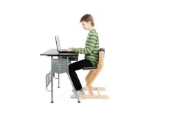 TiSsi Hochstuhl Aus Massiv Buche Grau Der Mitwachsende Kinderstuhl Zum Aktionspreis -Kinder Geschäft 5.3 2 3