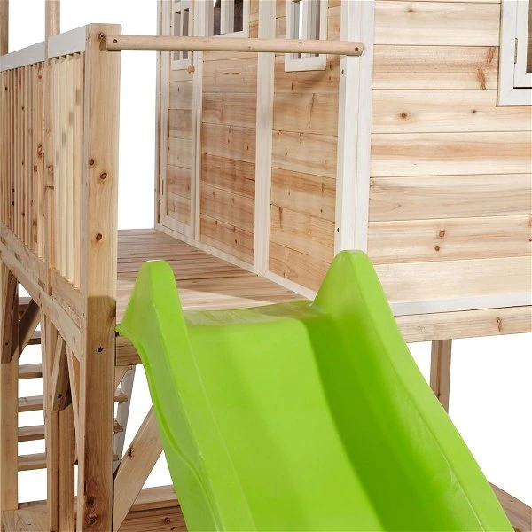EXIT TOYS EXIT Loft 750 Holzspielhaus - Natur Extra Hoch - Mit Sandkasten, Rutsche & Anbau 4 EXIT TOYS EXIT Loft 750 Holzspielhaus - Natur Extra Hoch - Mit Sandkasten, Rutsche & Anbau – Bild 2