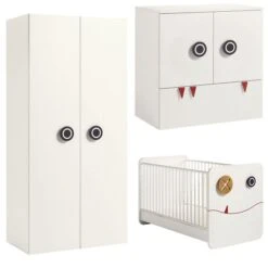 Hülsta Now! Minimo Kinderzimmer 2-türig Schneeweiß Inkl. Wickelaufsatz Zum Aktionspreis