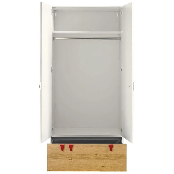 Hülsta Now! Minimo Kinderzimmer 2-türiger Schrank In Schneeweiß/Natureiche Zum Top-Preis 9 Hülsta Now! Minimo Kinderzimmer 2-türiger Schrank In Schneeweiß/Natureiche Zum Top-Preis – Bild 7