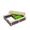EXIT TOYS EXIT Aksent Holzsandkasten 94x77 Cm Inkl. 2 Herausnehmbare Behälter -Kinder Geschäft 52 05 01