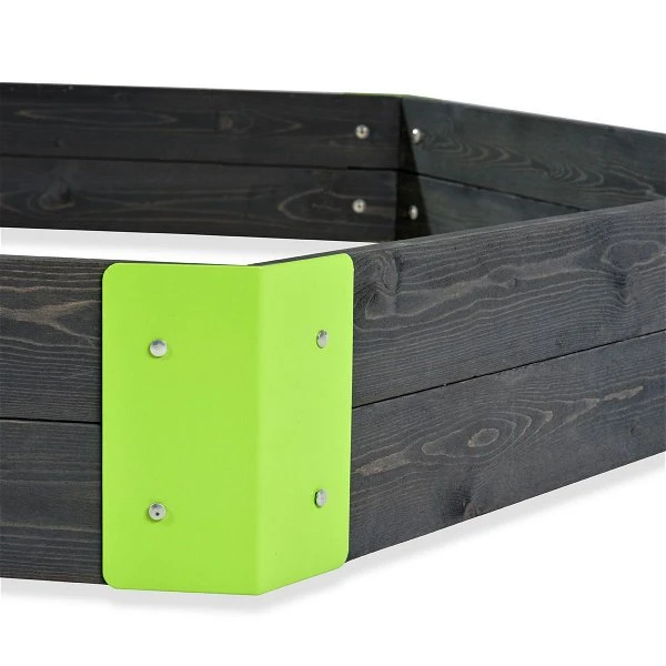 EXIT TOYS EXIT Aksent Holzsandkasten Sechseckig 160x140 Cm Mit 3 Sitzen 5 EXIT TOYS EXIT Aksent Holzsandkasten Sechseckig 160x140 Cm Mit 3 Sitzen – Bild 3