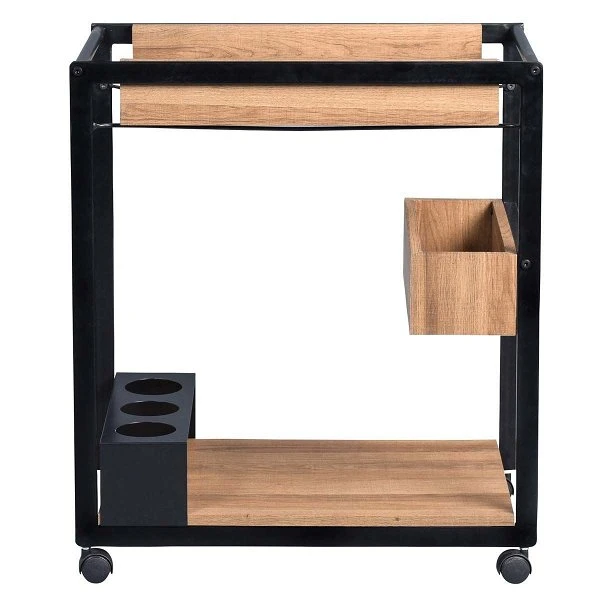 HomeTrends4You Beistelltisch Kuba 2 Dekor Eiche | Metall Schwarz 4 HomeTrends4You Beistelltisch Kuba 2 Dekor Eiche | Metall Schwarz – Bild 2