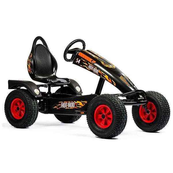 Dino Cars Hot Rod BF1 GoKart Schwarz Mit Bremsfreilauf & Pendelachse 3 Dino Cars Hot Rod BF1 GoKart Schwarz Mit Bremsfreilauf & Pendelachse