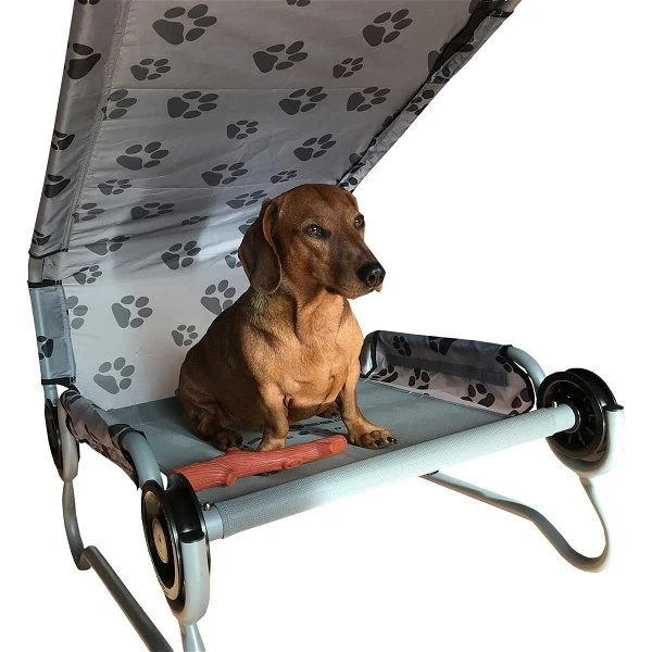 Dog-Bed S Das Camping Hundebett Von Disc-O-Bed Mit Sonnendach Belastbar Bis 91 Kg 5 Dog-Bed S Das Camping Hundebett Von Disc-O-Bed Mit Sonnendach Belastbar Bis 91 Kg – Bild 3