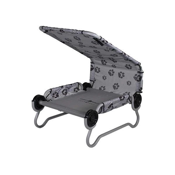 Dog-Bed S Das Camping Hundebett Von Disc-O-Bed Mit Sonnendach Belastbar Bis 91 Kg 3 Dog-Bed S Das Camping Hundebett Von Disc-O-Bed Mit Sonnendach Belastbar Bis 91 Kg