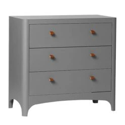 Leander Classic Kinderzimmer Sparset Grau Mit Babybett, Kommode Und Wickelaufsatz -Kinder Geschäft 640000 09 leander classic dresser grey 6 1