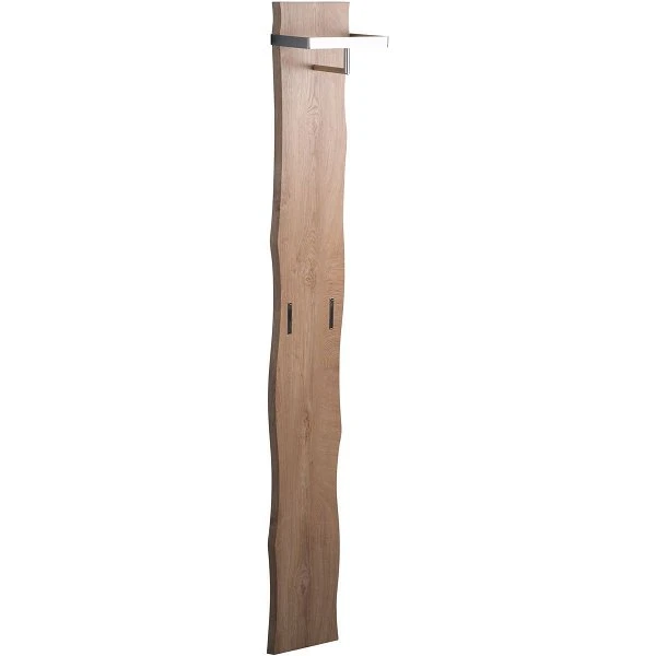 HomeTrends4You Garderobe Zürs 2 Dekor Eiche | Metall Edelstahloptik 2 HomeTrends4You Garderobe Zürs 2 Dekor Eiche | Metall Edelstahloptik