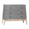 Leander Luna Kommode Grau/Eiche Mit Drei Schubladen -Kinder Geschäft 720640 09 leander luna dresser grey oak 6