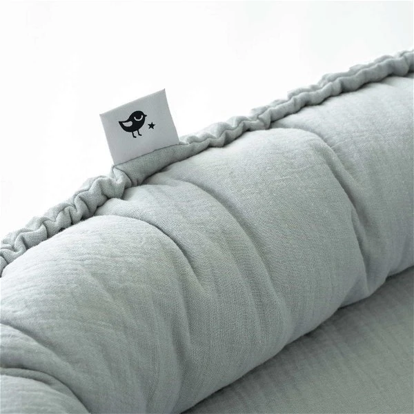 Zöllner Kuschelnest Nido Grau Baumwoll-Jersey 4 Zöllner Kuschelnest Nido Grau Baumwoll-Jersey – Bild 2