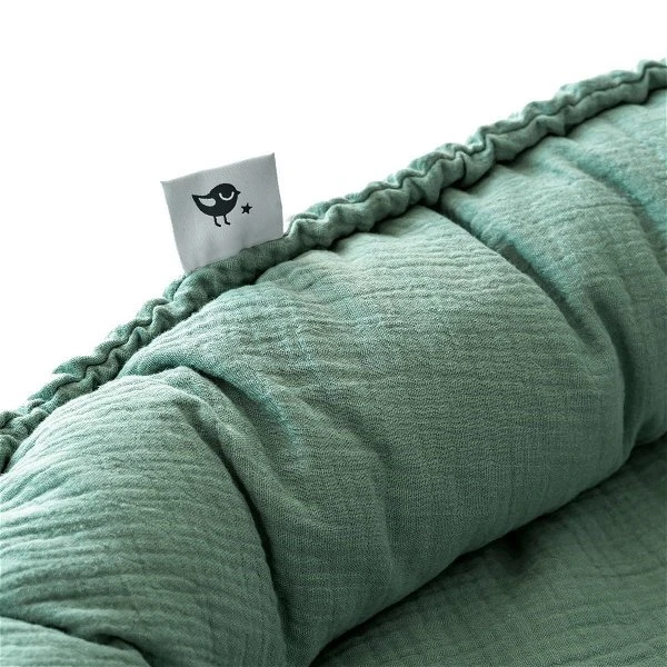 Zöllner Kuschelnest Nido Grün Baumwoll-Jersey 4 Zöllner Kuschelnest Nido Grün Baumwoll-Jersey – Bild 2