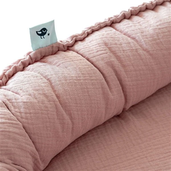 Zöllner Kuschelnest Nido Dusty Rose Baumwoll-Jersey 4 Zöllner Kuschelnest Nido Dusty Rose Baumwoll-Jersey – Bild 2