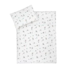 Zöllner Bettwäsche Jersey Fuchs & Elch Decke 100x135 Cm / Kissen 40x60 Cm