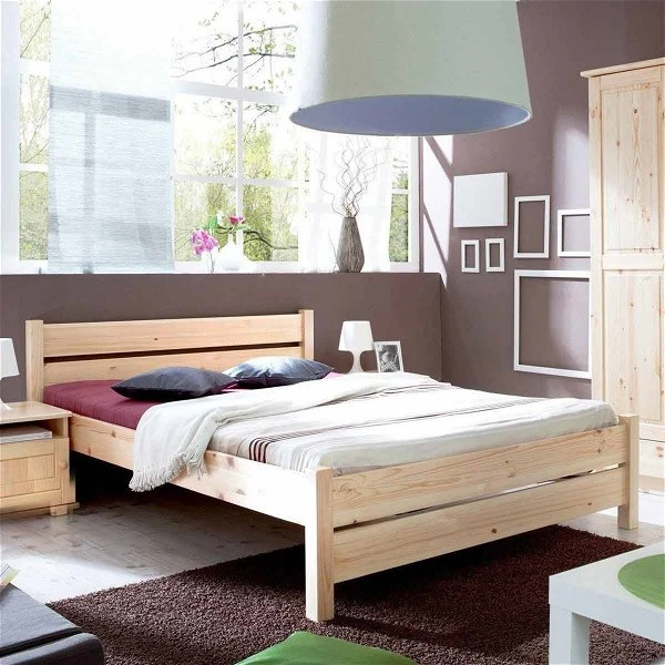 Ticaa Bora Einzelbett Kiefer Natur 140 X 200 Cm Massivholz 3 Ticaa Bora Einzelbett Kiefer Natur 140 X 200 Cm Massivholz