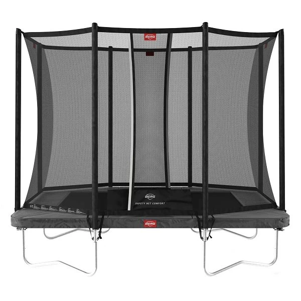 Berg Ultim Favorit Regular 280 Trampolin Grau Mit Sicherheitsnetz Comfort 3 Berg Ultim Favorit Regular 280 Trampolin Grau Mit Sicherheitsnetz Comfort
