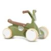 Berg Go2 Retro Green Gokart & Rutschroller 1 Berg Go2 Retro Green Gokart & Rutschroller -Kinder Geschäft 8715839076035 berg go2 retro green right slanted pedal open
