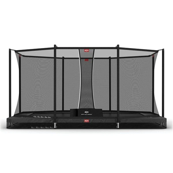 Berg Ultim Favorit InGround 410 Trampolin Grey Mit Sicherheitsnetz Comfort 3 Berg Ultim Favorit InGround 410 Trampolin Grey Mit Sicherheitsnetz Comfort