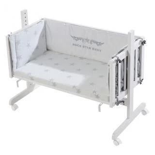 Roba Stubenbett Room & Cradle Inklusive Textiler Ausstattung Rock Star Baby 2 4 Roba Stubenbett Room & Cradle Inklusive Textiler Ausstattung Rock Star Baby 2 – Bild 2