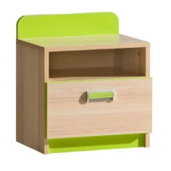 Ticaa Lori Jugendzimmer 6-teilig Grün Komplettzimmer 11 Ticaa Lori Jugendzimmer 6-teilig Grün Komplettzimmer -Kinder Geschäft 897398 nachttisch 1