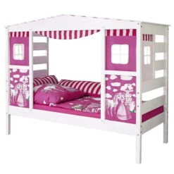 Ticaa Hausbett Horse Rosa Kiefer Weiß Massivholz - Dessin: Horse Rosa 5 Ticaa Hausbett Horse Rosa Kiefer Weiß Massivholz - Dessin: Horse Rosa -Kinder Geschäft 926092 freisteller 1 1