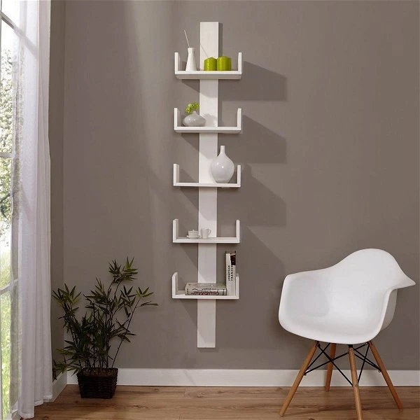 Ticaa Wandregal Pepe Buche Massiv Weiß 3 Ticaa Wandregal Pepe Buche Massiv Weiß