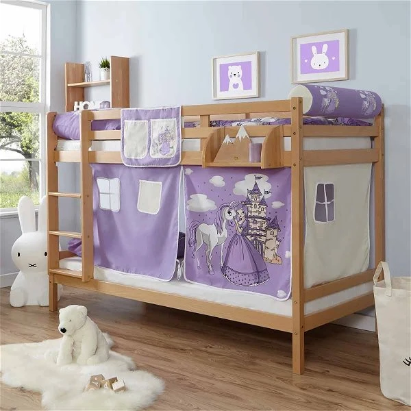 Ticaa Rene Etagenbett Buche Natur A1 Massivholz - Vorhang-Dessin Wählbar 3 Ticaa Rene Etagenbett Buche Natur A1 Massivholz - Vorhang-Dessin Wählbar