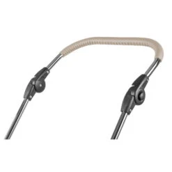 HESBA Corrado Kinderwagen Außen 782 Innen 238 Räder Schwarz 30 Cm, Ledergriff Greige -Kinder Geschäft 9521 leather push handle new 2018 greige sand