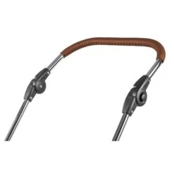 HESBA Corrado Kinderwagen Außen 647 Innen 250 Teilleder Räder Weiß 30 Cm, Ledergriff Hellbraun -Kinder Geschäft 9522 leather push handle new 2018 light brown