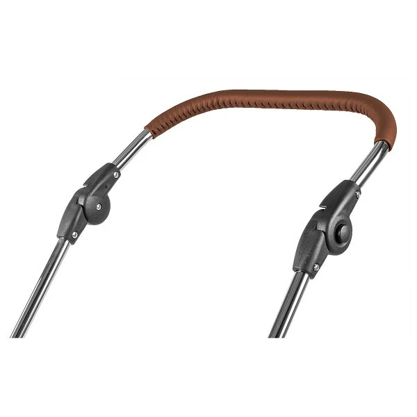 HESBA Condor Coupe Kinderwagen Außen 503 Innen 173 Räder Weiß 25 Cm, Ledergriff Hellbraun 8 HESBA Condor Coupe Kinderwagen Außen 503 Innen 173 Räder Weiß 25 Cm, Ledergriff Hellbraun – Bild 6